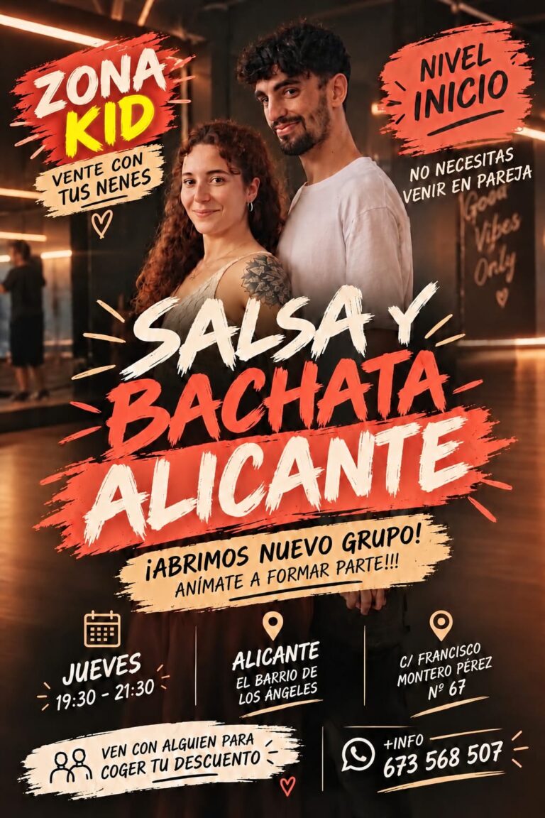 CLASE GRATIS SALSA Y BACHATA ALICANTE