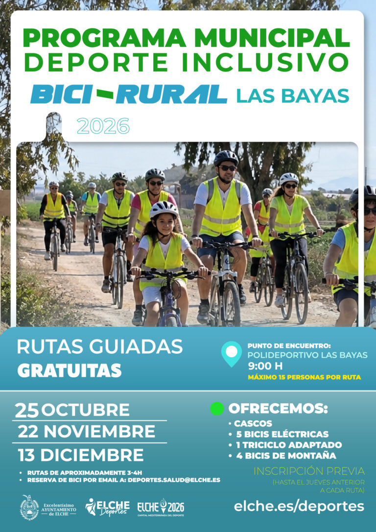 Bici-Rural Las Bayas 2026: rutas guiadas gratuitas